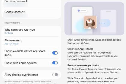 Galaxy A56 Gets AirDrop Support via One UI 9 Update